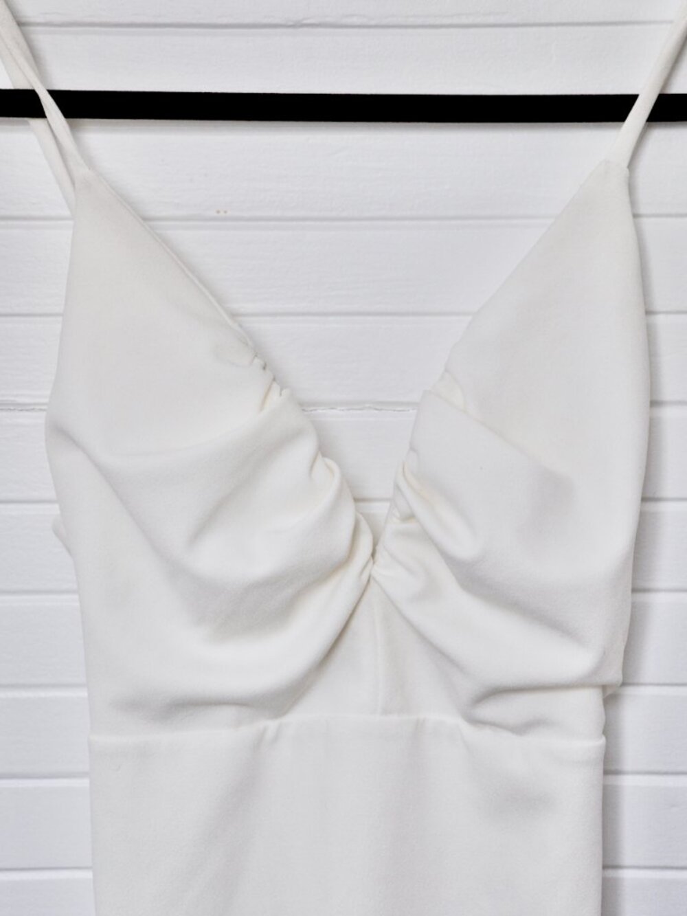 Solemio White Mini Dress (Women's Small)